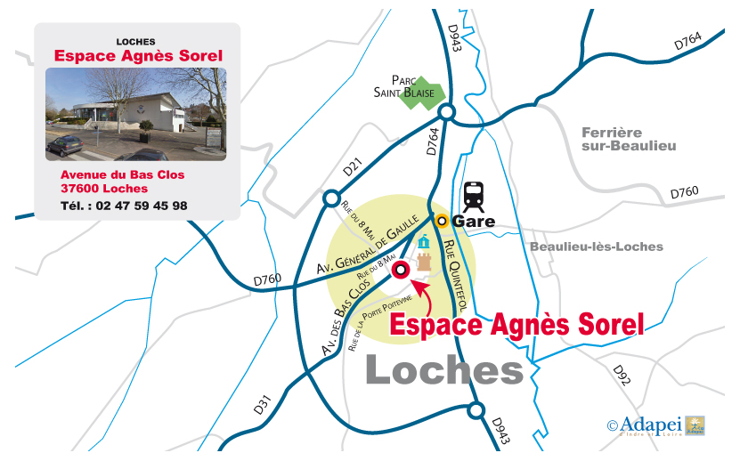 ESPACE AGNES SOREL_Plan LALM-Loches